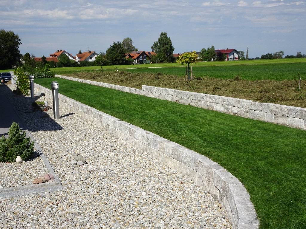 Travertin Silber Mauersteine - Görsel 13