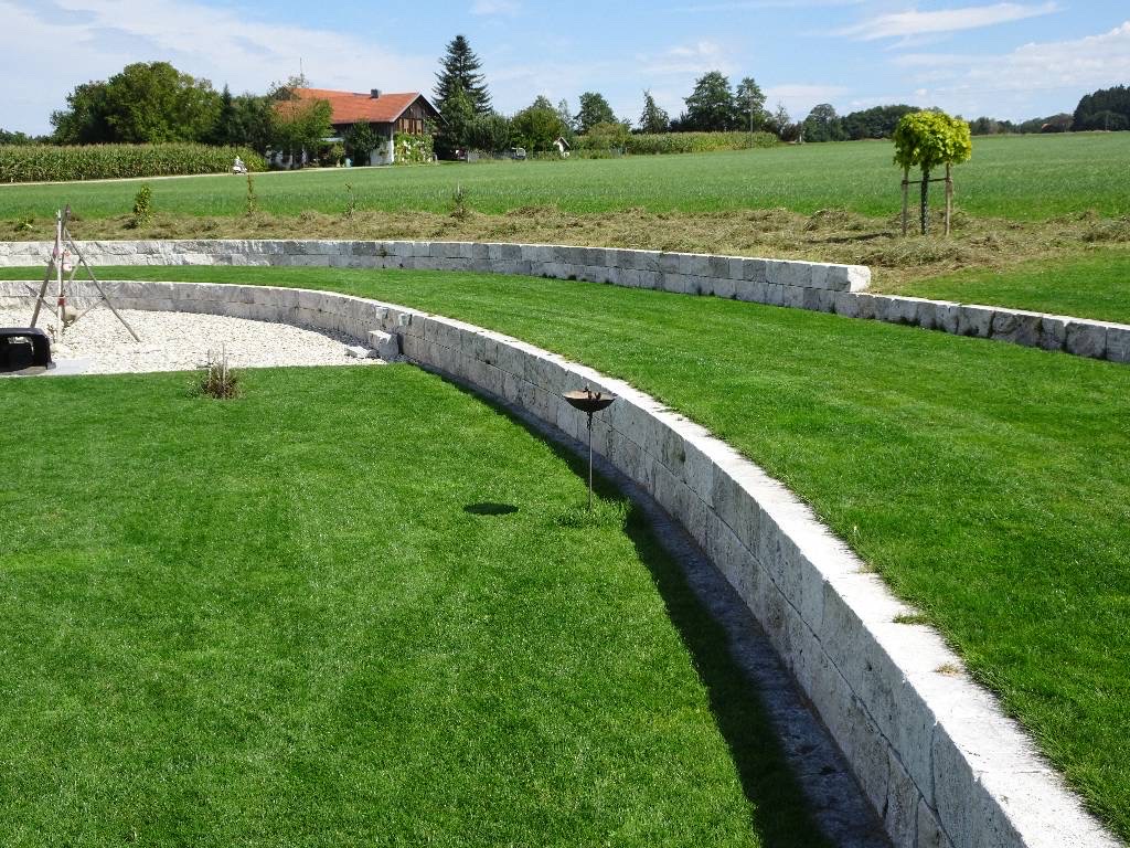 Travertin Silber Mauersteine - Görsel 18