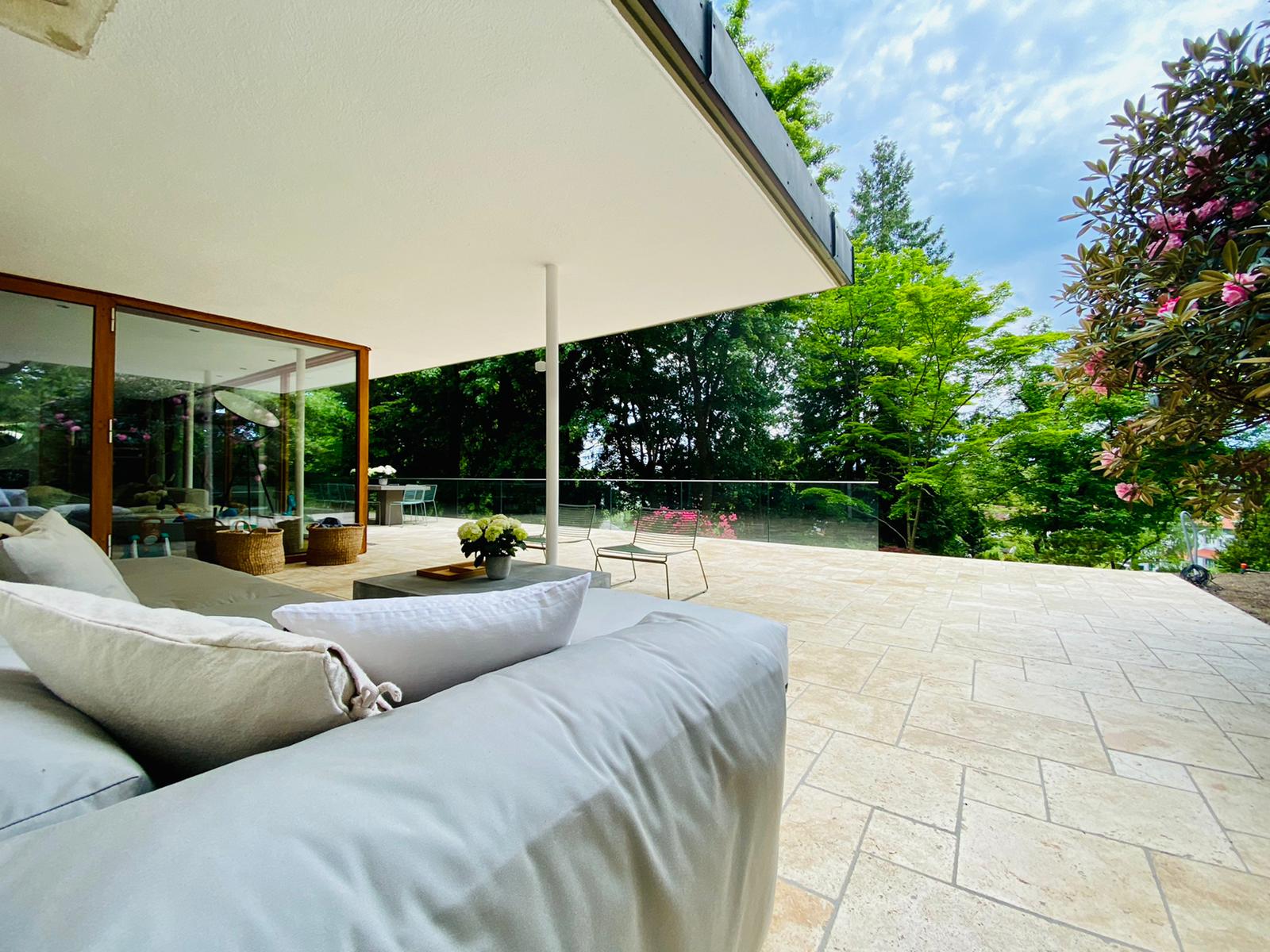 Travertin Light Antik Terrassenplatten - Görsel 2